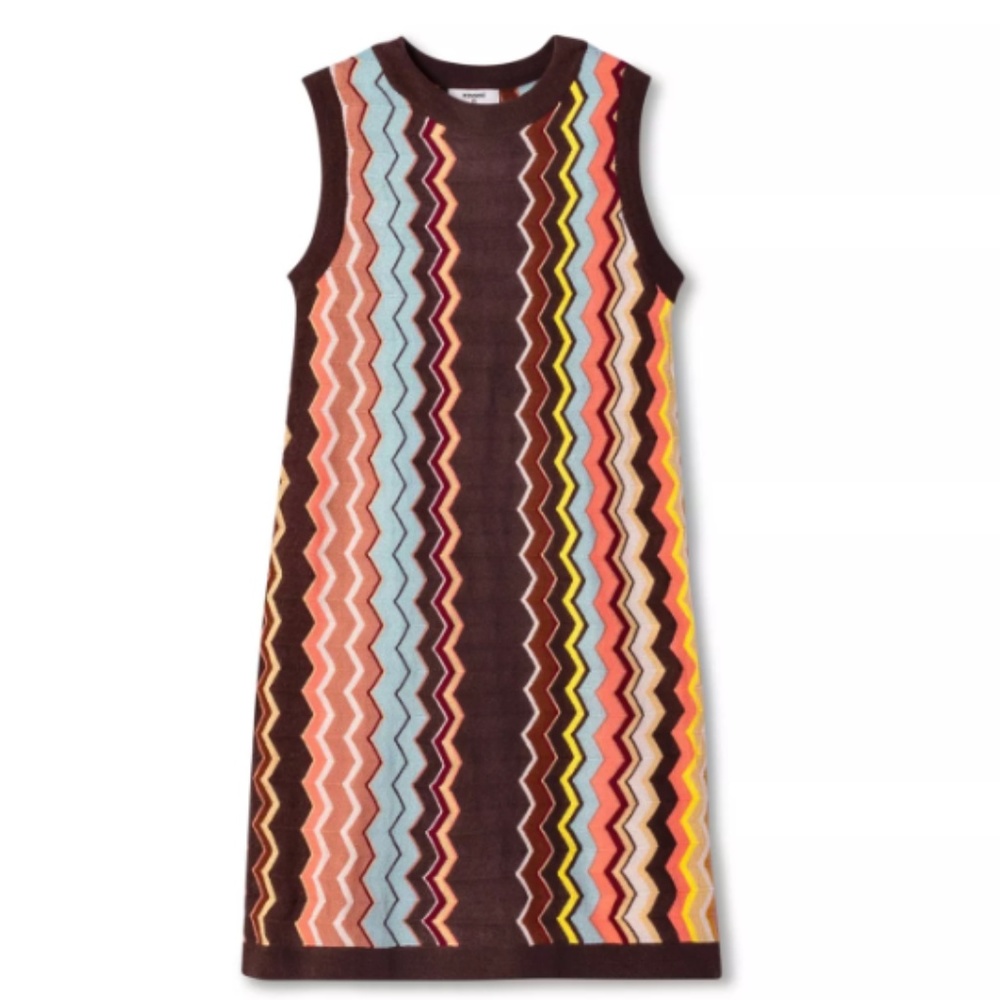 NWT Missioni zig zag sleeveless sweater dress